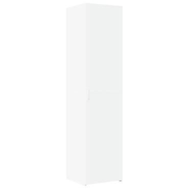 vidaXL Ντουλάπι Αποθήκευσης Στενό Λευκό 45x42,5x225cm Επεξεργ. Ξύλο 1 τεμ.