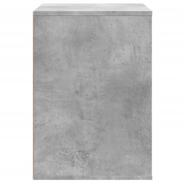 vidaXL Συρταριέρα Γκρι Σκυροδέματος 80x41x58cm Επεξεργ. Ξύλο 1 τεμ.