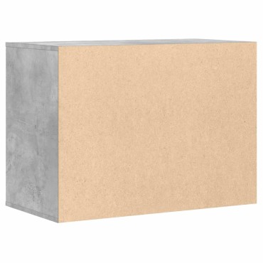 vidaXL Συρταριέρα Γκρι Σκυροδέματος 80x41x58cm Επεξεργ. Ξύλο 1 τεμ.