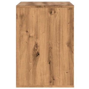 vidaXL Συρταριέρα Γωνιακή Αρτισιανή Δρυς 80x41x58cm Επεξεργ. Ξύλο 1 τεμ.