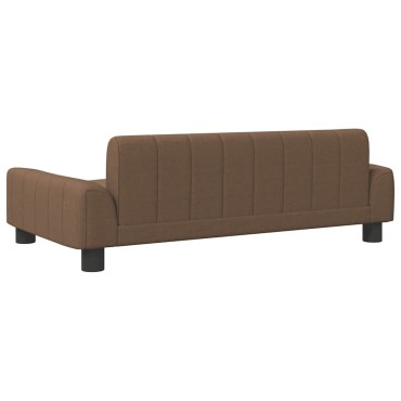 vidaXL Κρεβάτι Σκύλου Καφέ 90 x 53 x 30 εκ. Υφασμάτινο