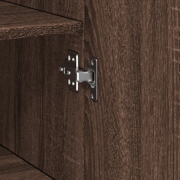 vidaXL Ντουλάπι Καφέ Δρυς 30x42,5x185cm από Επεξεργασμένο Ξύλο 1 τεμ.