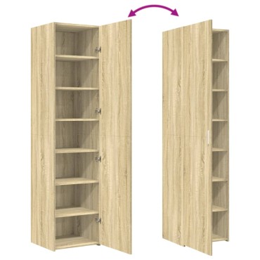 vidaXL Ντουλάπι Sonoma Δρυς 45x42,5x185cm από Επεξεργασμένο Ξύλο 1 τεμ.