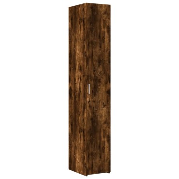 vidaXL Ντουλάπι Αποθήκευσης Στενό Δρυς 30x42,5x225cm Επεξεργ. Ξύλο 1 τεμ.