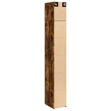 vidaXL Ντουλάπι Αποθήκευσης Στενό Δρυς 30x42,5x225cm Επεξεργ. Ξύλο 1 τεμ.