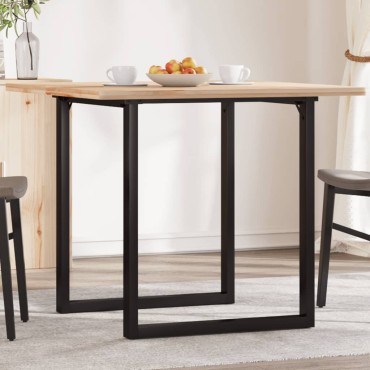 vidaXL Πόδια Τραπεζαρίας σε Σχήμα «Ο» 70x70x73cm Ατσάλι 1 τεμ.