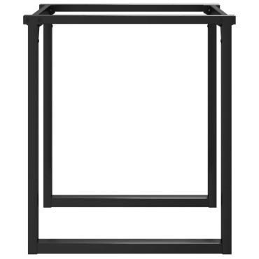vidaXL Πόδια Τραπεζαρίας σε Σχήμα «Ο» 70x70x73cm Ατσάλι 1 τεμ.