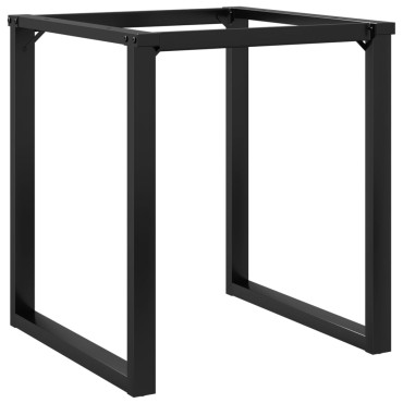 vidaXL Πόδια Τραπεζαρίας σε Σχήμα «Ο» 70x70x73cm Ατσάλι 1 τεμ.