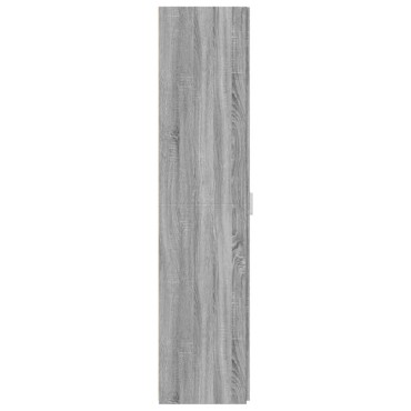vidaXL Ντουλάπι Γκρι Sonoma 30x42,5x185cm από Επεξεργασμένο Ξύλο 1 τεμ.