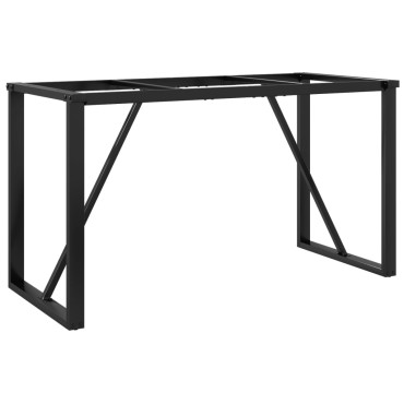 vidaXL Πόδια Τραπεζαρίας σε Σχήμα «Ο» 140x60x73cm Ατσάλι 1 τεμ.