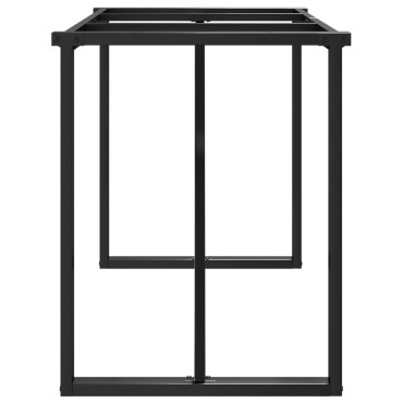 vidaXL Πόδια Τραπεζαρίας σε Σχήμα «Ο» 140x60x73cm Ατσάλι 1 τεμ.