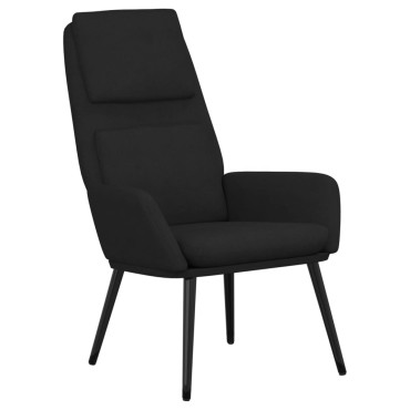 vidaXL Πολυθρόνα Relax Μαύρη Υφασμάτινη 70x77x98cm 1 τεμ.