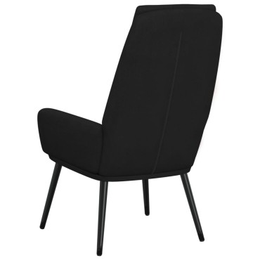 vidaXL Πολυθρόνα Relax Μαύρη Υφασμάτινη 70x77x98cm 1 τεμ.