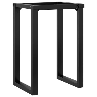 vidaXL Πόδια Τραπεζαρίας σε Σχήμα «Ο» 60x40x73cm Ατσάλι 1 τεμ.