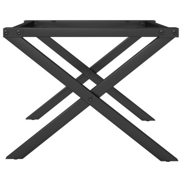 vidaXL Πόδια Τραπεζιού Σαλονιού σε Σχήμα «Χ» 60x40x38cm Ατσάλι 1 τεμ.