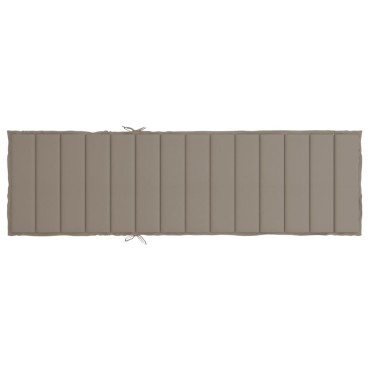 vidaXL Μαξιλάρι Ξαπλώστρας Taupe 200x70x3cm από Ύφασμα Oxford