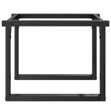 vidaXL Πόδια Τραπεζιού Σαλονιού σε Σχήμα «Ο» 60x40x38cm Ατσάλι 1 τεμ.