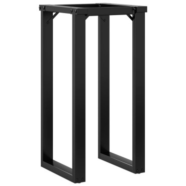 vidaXL Πόδια Τραπεζαρίας σε Σχήμα «Ο» 40x40x73cm Ατσάλι 1 τεμ.