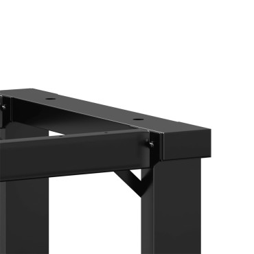 vidaXL Πόδια Τραπεζαρίας σε Σχήμα «Ο» 40x40x73cm Ατσάλι 1 τεμ.