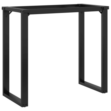 vidaXL Πόδια Τραπεζαρίας σε Σχήμα «Ο» 80x40x73cm Ατσάλι 1 τεμ.