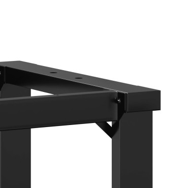 vidaXL Πόδια Τραπεζαρίας σε Σχήμα «Ο» 80x40x73cm Ατσάλι 1 τεμ.