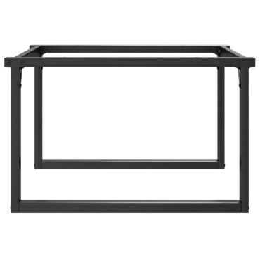 vidaXL Πόδια Τραπεζιού Σαλονιού σε Σχήμα «Ο» 70x60x43cm Ατσάλι 1 τεμ.