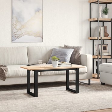 vidaXL Πόδια Τραπεζιού Σαλονιού σε Σχήμα «Ο» 80x40x43cm Ατσάλι 1 τεμ.