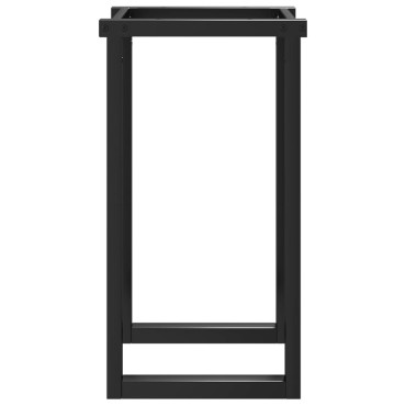 vidaXL Πόδια Τραπεζαρίας σε Σχήμα «Ο» 60x50x73cm Ατσάλι 1 τεμ.