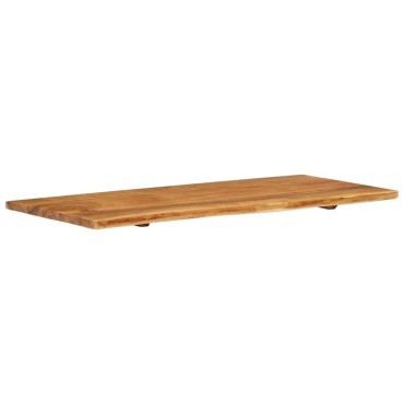 vidaXL Πάγκος Μπάνιου 114x52x2,5 εκ. από Μασίφ Ξύλο Ακακίας