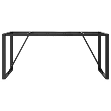 vidaXL Πόδια Τραπεζαρίας σε Σχήμα «Ο» 180x80x73cm Ατσάλι 1 τεμ.