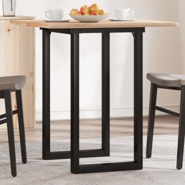 vidaXL Πόδια Τραπεζιού Σαλονιού σε Σχήμα «Ο» 50x40x73cm Ατσάλι 1 τεμ.