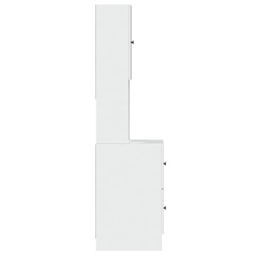 vidaXL Στήλη Κουζίνας Λευκή 35x50x180cm από Επεξεργασμένο Ξύλο