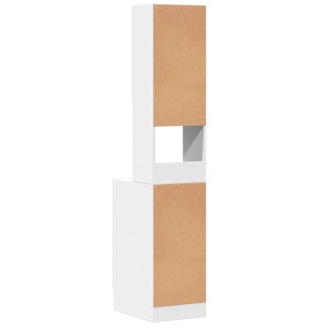vidaXL Στήλη Κουζίνας Λευκή 35x50x180cm από Επεξεργασμένο Ξύλο