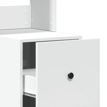 vidaXL Στήλη Κουζίνας Λευκή 35x50x180cm από Επεξεργασμένο Ξύλο