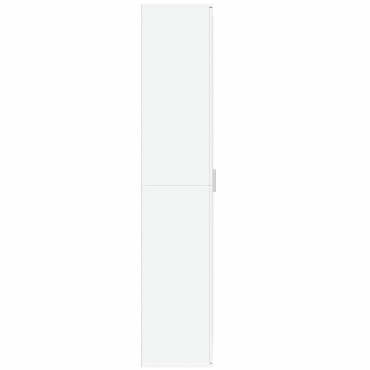 vidaXL Ντουλάπι Λευκό 80x35x180cm από Επεξεργασμένο Ξύλο 1 τεμ.