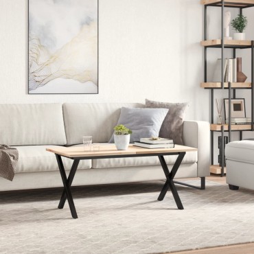 vidaXL Πόδια Τραπεζιού Σαλονιού σε Σχήμα «Χ» 80x40x43cm Ατσάλι 1 τεμ.
