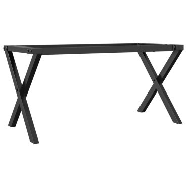 vidaXL Πόδια Τραπεζιού Σαλονιού σε Σχήμα «Χ» 80x40x43cm Ατσάλι 1 τεμ.