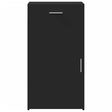 vidaXL Συρταριέρα Μαύρη 50x42,5x93cm από Επεξεργασμένο Ξύλο 1 τεμ.