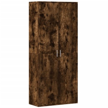 vidaXL Ντουλάπα Καπνιστή Δρυς 80x35x180cm από Επεξεργασμένο Ξύλο 1 τεμ.
