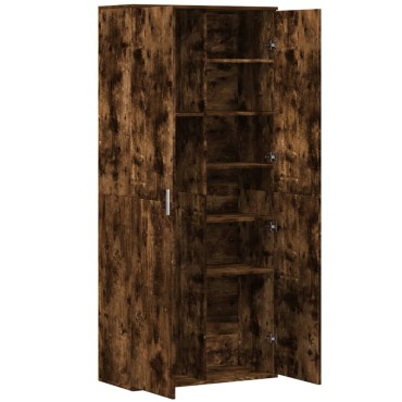 vidaXL Ντουλάπα Καπνιστή Δρυς 80x35x180cm από Επεξεργασμένο Ξύλο 1 τεμ.
