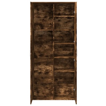 vidaXL Ντουλάπα Καπνιστή Δρυς 80x35x180cm από Επεξεργασμένο Ξύλο 1 τεμ.