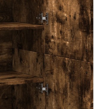 vidaXL Ντουλάπα Καπνιστή Δρυς 80x35x180cm από Επεξεργασμένο Ξύλο 1 τεμ.