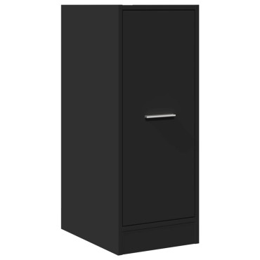 vidaXL Συρταριέρα Γενικής Χρήσης Μαύρο 30x41x77,5cm Επεξ. Ξύλο 1 τεμ.
