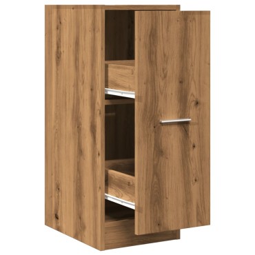 vidaXL Συρταριέρα Γενικής Χρήσης Artisian Δρυς 30x41x77,5cm Επ. Ξύλο 1 τεμ.