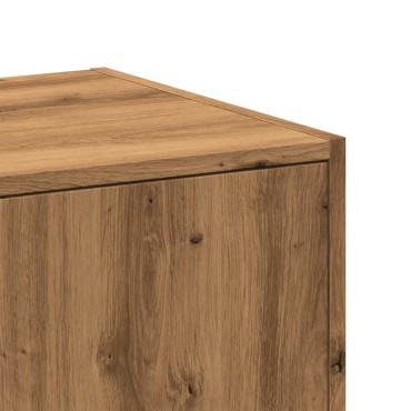 vidaXL Συρταριέρα Γενικής Χρήσης Artisian Δρυς 30x41x77,5cm Επ. Ξύλο 1 τεμ.