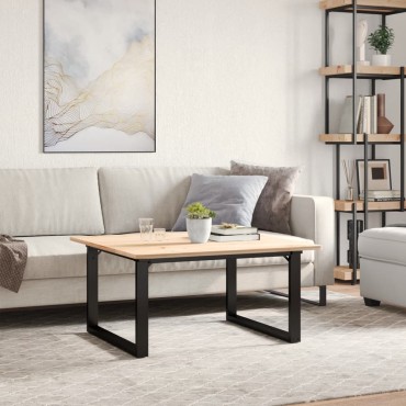 vidaXL Πόδια Τραπεζιού Σαλονιού σε Σχήμα «Ο» 80x70x43cm Ατσάλι 1 τεμ.