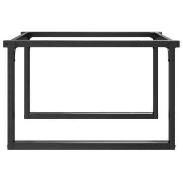 vidaXL Πόδια Τραπεζιού Σαλονιού σε Σχήμα «Ο» 80x70x43cm Ατσάλι 1 τεμ.