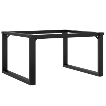 vidaXL Πόδια Τραπεζιού Σαλονιού σε Σχήμα «Ο» 80x70x43cm Ατσάλι 1 τεμ.