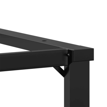 vidaXL Πόδια Τραπεζιού Σαλονιού σε Σχήμα «Ο» 80x70x43cm Ατσάλι 1 τεμ.