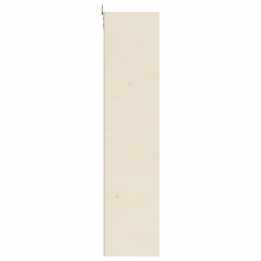 vidaXL Ξύλινη συλλεκτική βιτρίνα με πόρτες 40x8,5x37cm